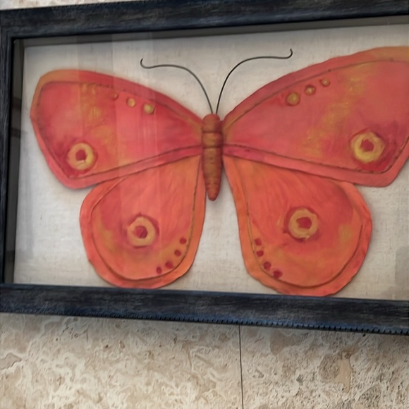 Framed Butterfly Wall Art Set - Picture 6 of 7